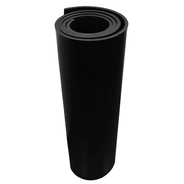 Rubber-Cal Nitrile Commercial Grade Rubber Sheet Black 60A 0.031 in. x 36 in. x 240 in.