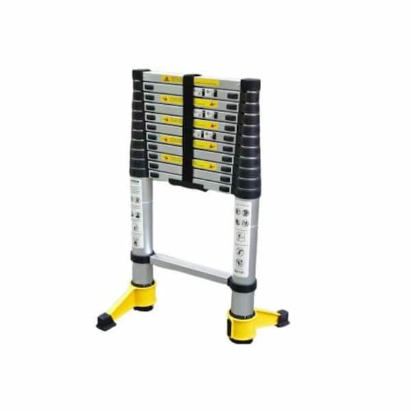 11.5 ft. Aluminium Multi-purpose Telescoping Extension Ladder (15.5 Reach Height), 330 lbs. Load Capacity