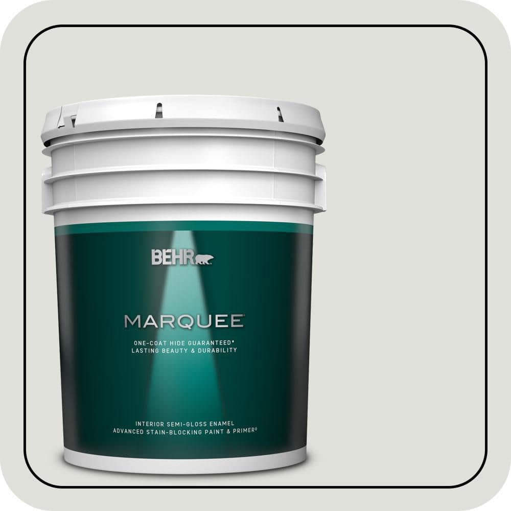 5 gal. #MQ3-45 Looking Glass One-Coat Hide Semi-Gloss Enamel Interior Paint & Primer price history on PriceWatchPro