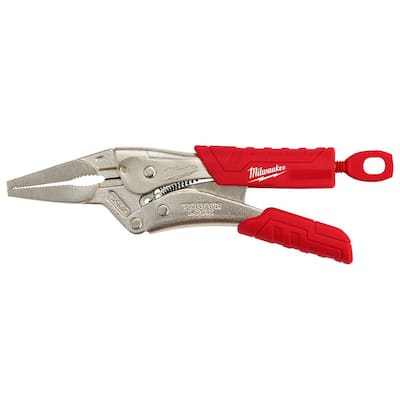 6 in. Torque Lock Long Nose Locking Pliers with Durable Grip
