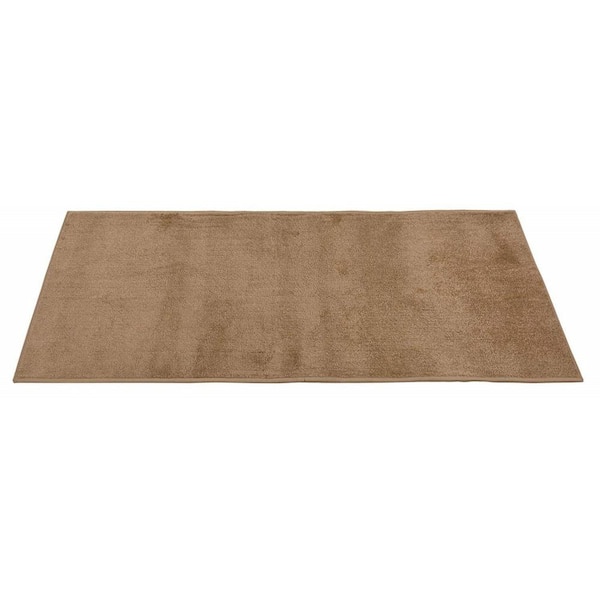 Pet Collection Bones & Paws Cut to Size Beige 26 Width x Your Choice Length Custom Size Slip Resistant Runner Rug