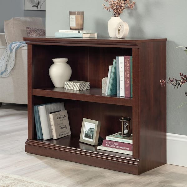 SAUDER Select Cherry Engineered Wood Rectangular 35 in. 1 -Shelf