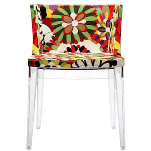 Clear Flower Dining Side Chair