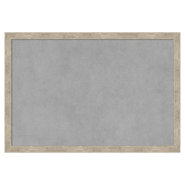 Amanti Art Imprint Pewter 19 in. x 13 in Framed Magnetic Board