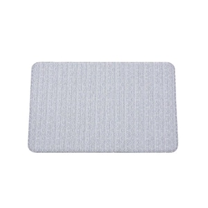 Gilly Light Blue/White 18 in. x 30 in. Anti-Fatigue Kitchen Mat