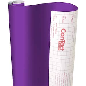 Creative Covering Purple 18 in. x 60 ft. Adhesive Shelf and Drawer Liner
