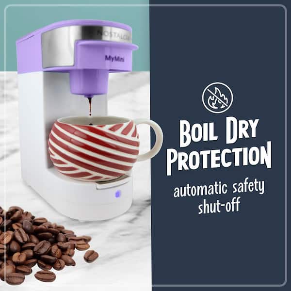 Nostalgia 14-Cup Lavender Single Serve Coffee Maker