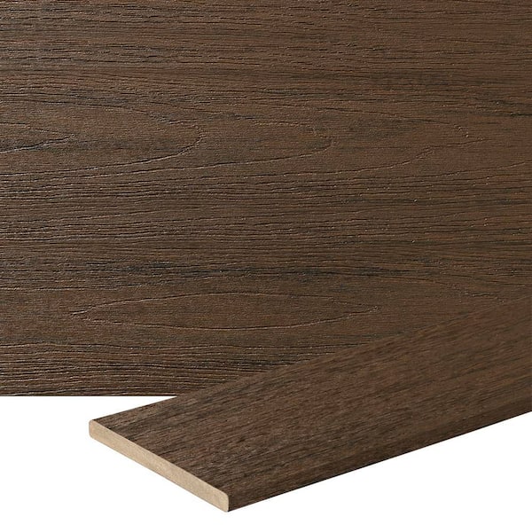 Composite Reserve 0.58 in. x 144 in. x 7.25 in. Brown Riser