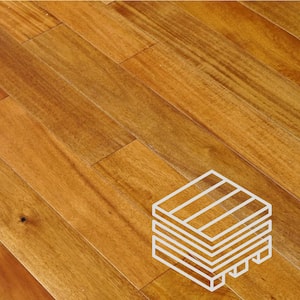 Toba Acacia 1/2 in. T x 5 in. W Tongue and Groove Smooth Texture Engineered Hardwood Flooring (840 sq. ft./case)