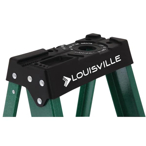 8 ft. Fiberglass Step Ladder with 225 lbs. Load Capacity Type II Duty Rating