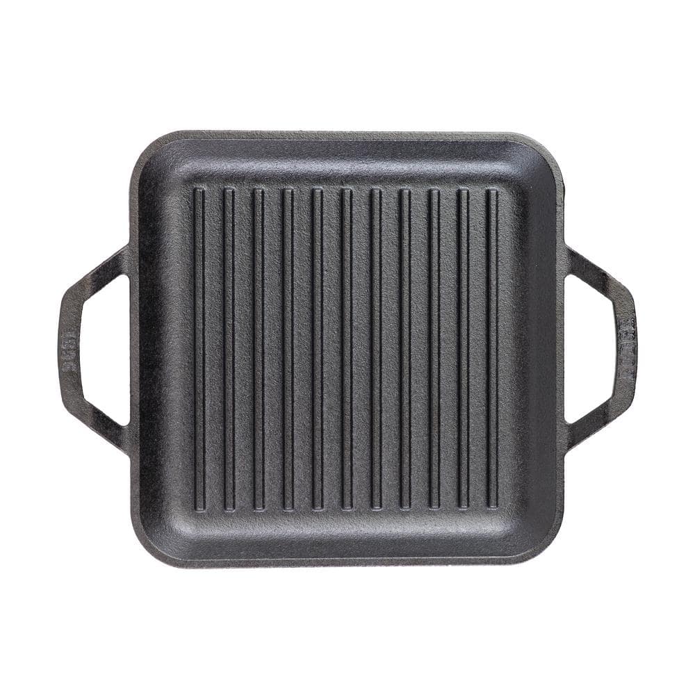 Lodge 11" Pre-Seasoned Cast Iron Square Grill Pan