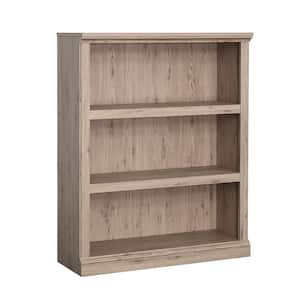 35.276 in. Wide Laurel Oak 3-Shelf Standard Bookcase