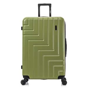 Zahav Light-Weight 28 in. Green Hardside Spinner Luggage Roller Suitcase