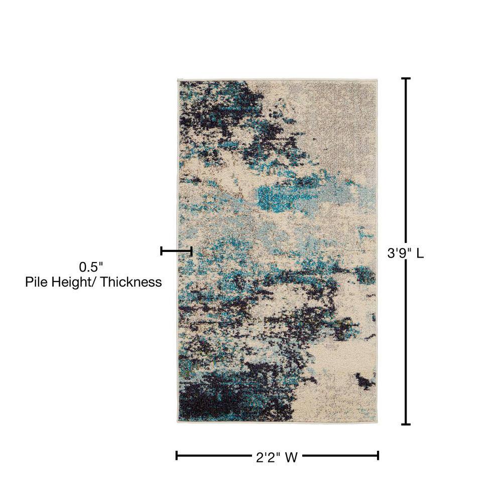 Celestial Sealife Multicolor 9 ft. x 12 ft. Abstract Modern Area Rug - thumbnail 9