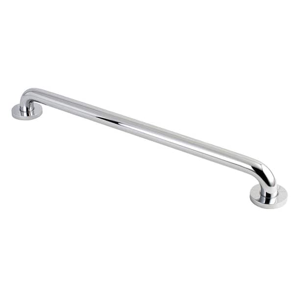 Kingston Brass Meridian 24 in. x 1-1/4 in. Concealed Screw Grab Bar in Chrome
