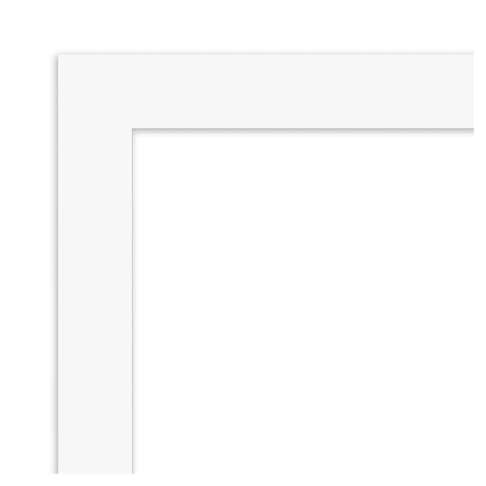 Basic White Wood Wall Picture Frame 18x22 Inch