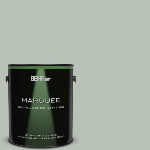 BEHR MARQUEE 1 gal. #MQ6-18 Recycled Glass Semi-Gloss Enamel Exterior Paint & Primer
