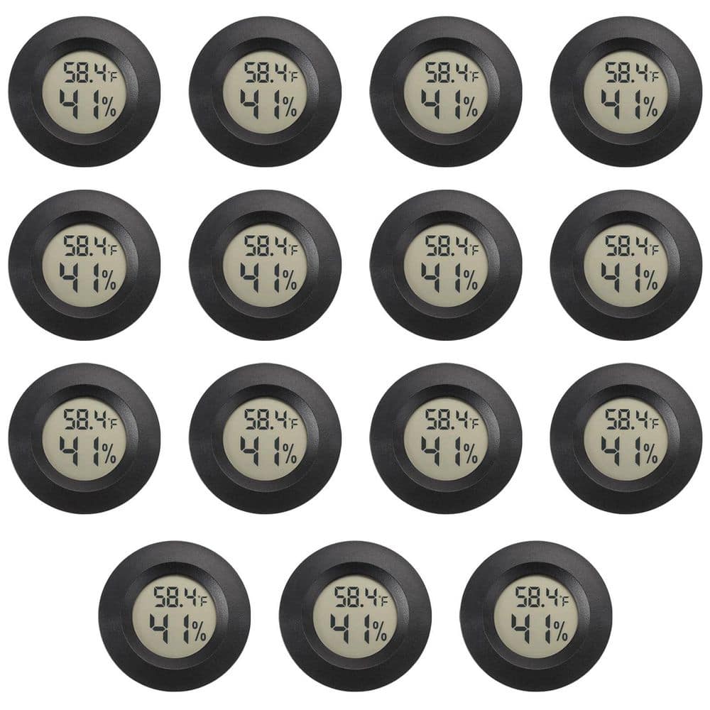 15 Pack Mini Hygrometer Digital Thermometer Humidity Meter, Indoor Outdoor Humidity Monitor for Reptile Humidors price history on PriceWatchPro