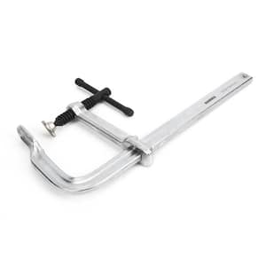 12 in. F-Clamp with Steel Handle and 4-3/4 in. Throat Depth