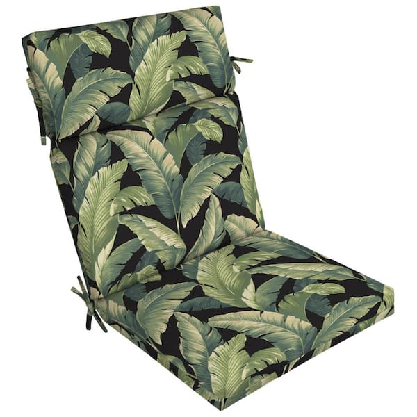 21 in. x 20 in. Onyx Cebu Outdoor Dining Chair Cushion