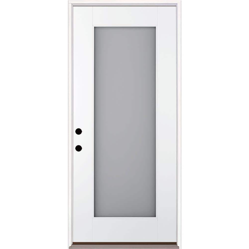 Feather River Doors Smart Glass 36 in. x 80 in. Right Hand Inswing Wind ...