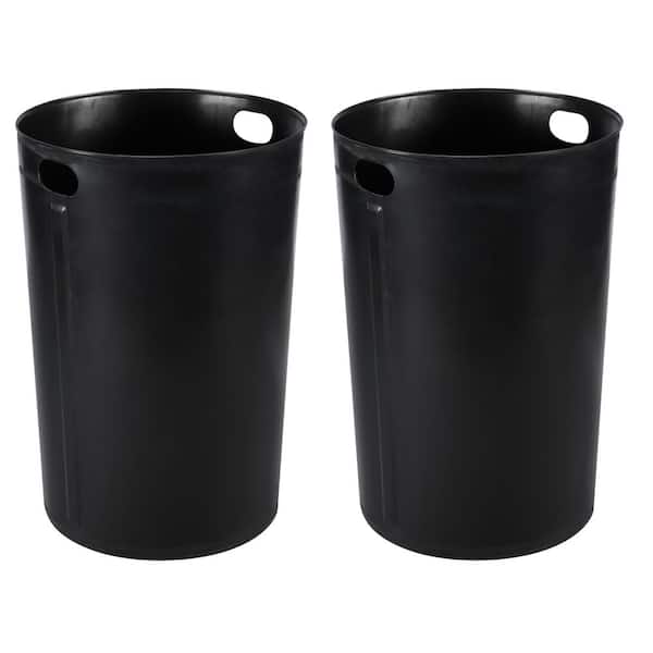 50 Gal. Rigid Plastic Waterproof Round Indoor Trash Can Insert Liner with Handles for Indoor Trash Can (2-Pack)