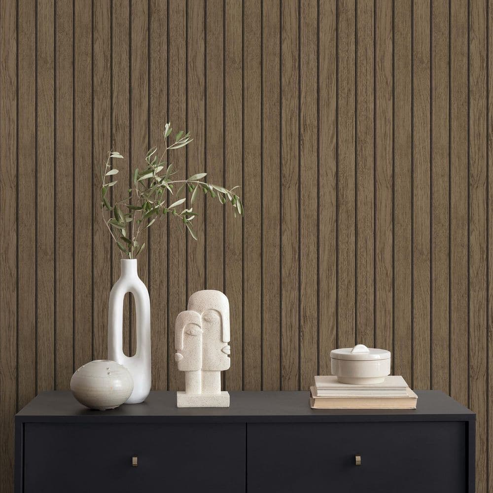 Manolo Brown Wooden Slat Wallpaper price history on PriceWatchPro