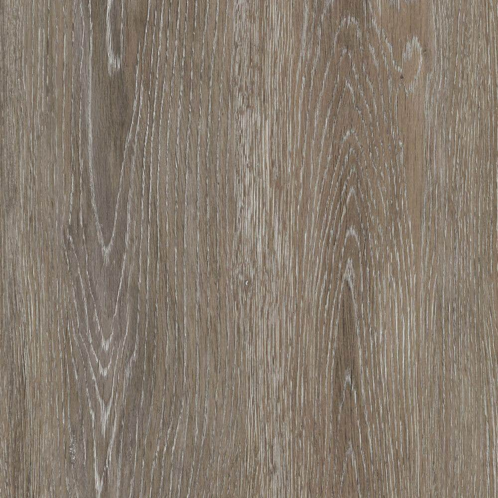 Take Home Sample - Brushed Oak Taupe Grip Strip Luxury Vinyl Plank Flooring -  TRAFFICMASTER