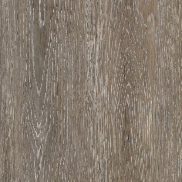 Take Home Sample - Brushed Oak Taupe Grip Strip Luxury Vinyl Plank Flooring