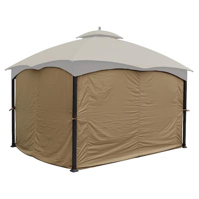 Apex Garden 10 Ft X 12 Universal Privacy Curtain For Gazebo 4 Sides Only Gf 12s004b Ct Universal Privacy Curtain For Gazebo, Replacement Privacy Curtains For 10×10 Gazebo