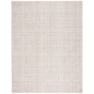 SAFAVIEH Abstract Ivory/Beige 8 ft. x 8 ft. Striped Square Area Rug ...