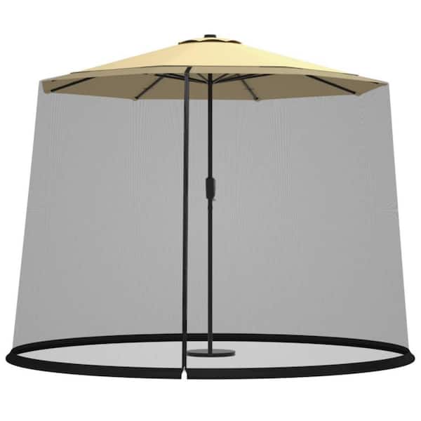 9-10 Feet Outdoor Umbrella Table Screen Mosquito Bug Insect Net