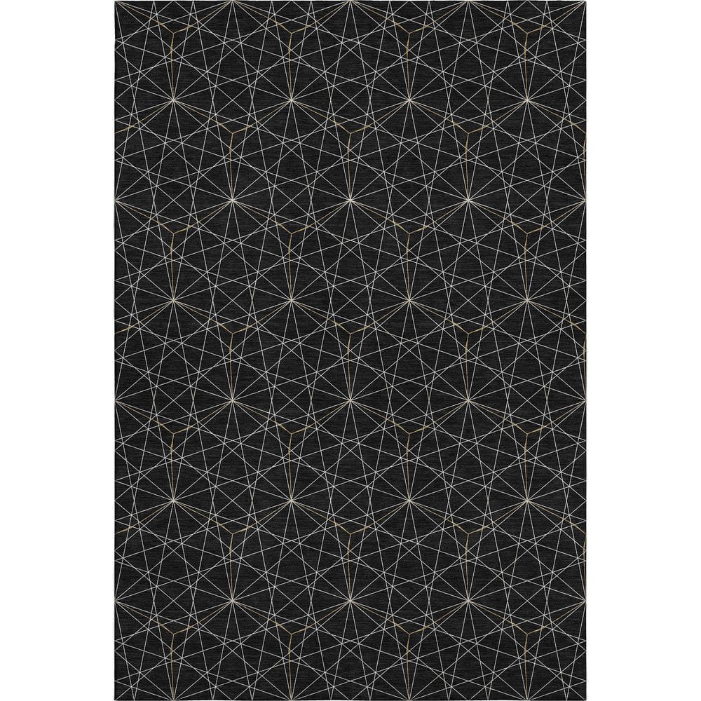 Mayfield Premium Machine Washable Abstract AMF987 Black 10 ft. x 14 ft. Area Rug price history on PriceWatchPro