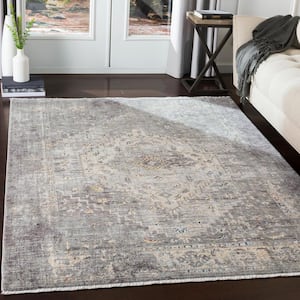 Congressional Grey 5 ft. x 8 ft. 2 in. Oriental Area Rug