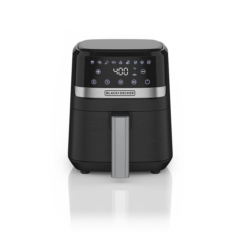 BLACK+DECKER 2 qt. Black Air Fryer Black AFBD22-0BD - The Home Depot
