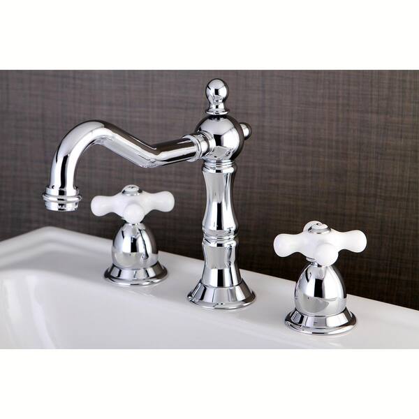 Heritage Cross Handle Single Post Vessel Lavatory Faucet by Kingston Brass