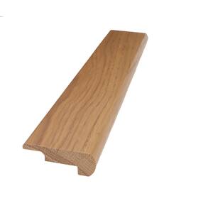 Solid Hardwood Kenya 0.5 in. T x 2.75 in. W x 78 in. L Flat Gloss Overlap Stair Nose Molding