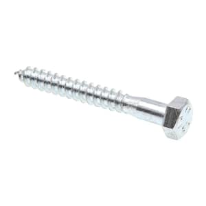 5/16 in. x 2-1/2 in. A307 Grade A Zinc Plated Steel Hex Lag Screws (50-Pack)