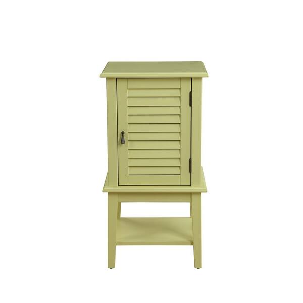 Acme Furniture Hilda Light Yellow Storage Cabinet