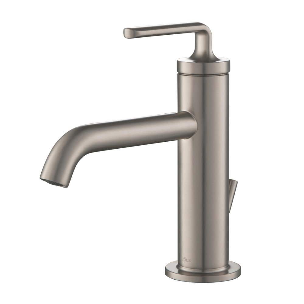 Ramus 7.38'' High Modern Spot Free Stainless Steel Bathroom Faucet