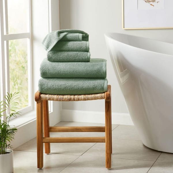 Eucalyptus 6-Piece Cotton Quick-Dry Towel Set