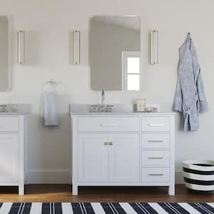 ARIEL Hamlet 42 in. W x 21.5 in. D x 34.5 in. H Freestanding Bath Vanity  Cabinet Only in Grey F043S-BC-GRY - The Home Depot