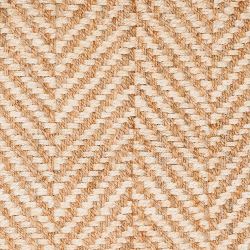Ivory Elegance 27" Hand-Knotted Jute Runner Rug