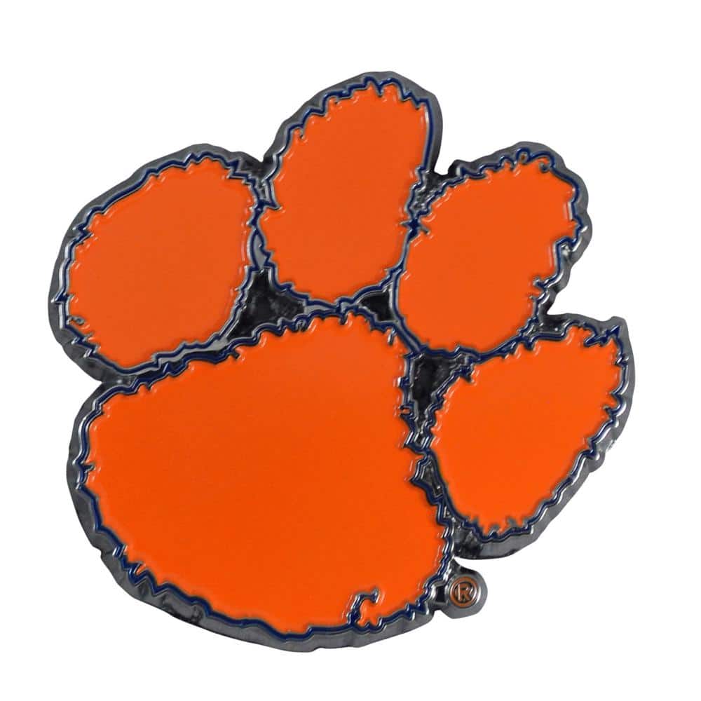 Clemson University Reflective Chrome 3D Decal Sticker Clemson University Reflective Chrome 3D Decal Sticker