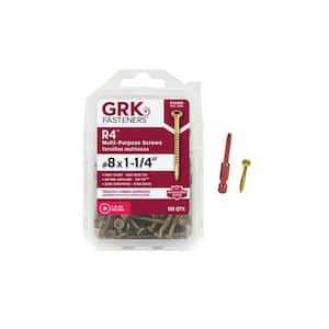 #8 x 1-1/4 in. Star Drive Bugle Head R4 Multi-Purpose Screw (110 Per Pack)