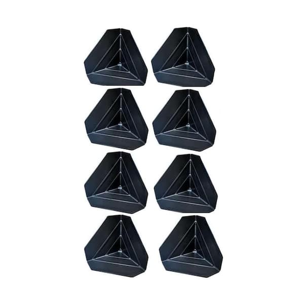 Plastic Shipping Box Corner Protectors 60-Piece Set Durable Packaging Edge Guards for Carton and Furniture 2.36 in.