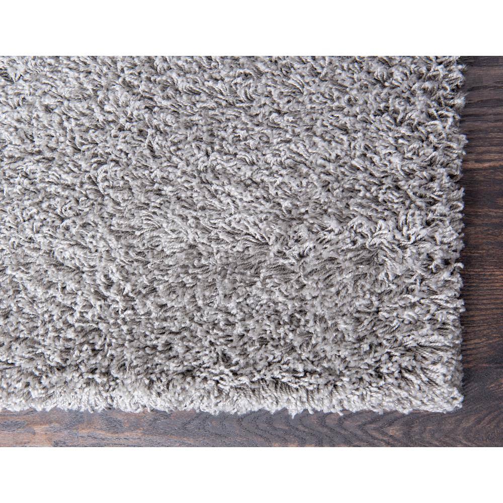 Cloud Gray Luxe Shag Rug 9' x 12' Rectangular Synthetic Easy Care