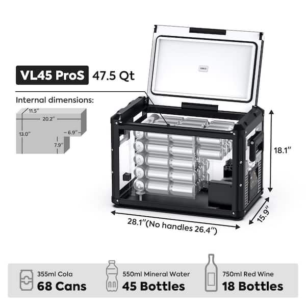 ICECO VL45ProS 1.57 cu. ft. Manual Defrost Single Zone Portable