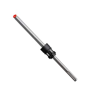 AMPED Rebar Demon 7/8 in. x 8 in. x 18 in. SDS-Max 4-Cutter Full Carbide Head Dust Extraction Hammer Drill Bit
