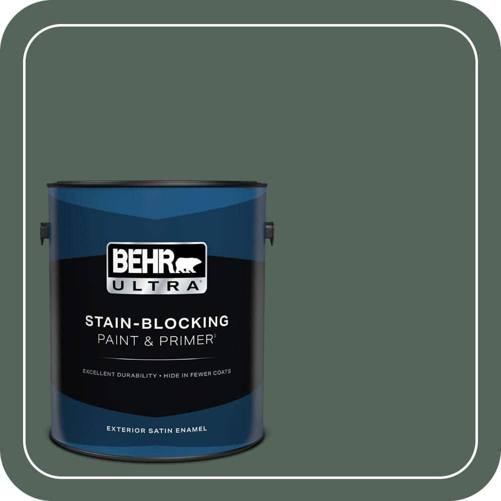 1 gal. #460F-6 Medieval Forest Satin Enamel Exterior Paint & Primer price history on PriceWatchPro